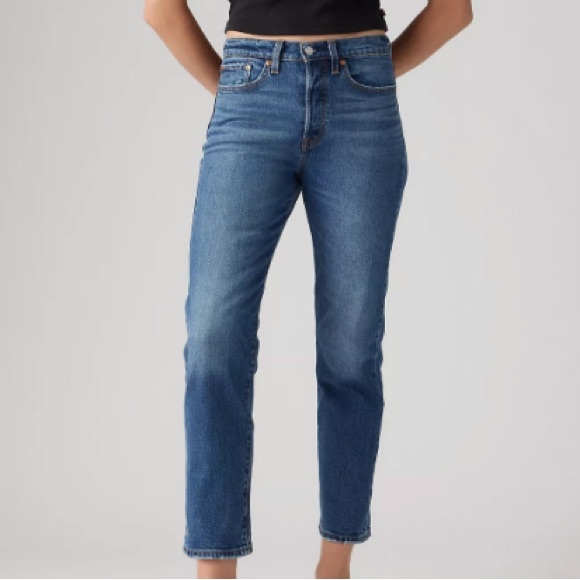 Levi’s Wedgie Straight W26 Blue - Picture 1 of 6